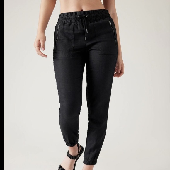 Athleta Pants - Athleta Black Drawstring Jogger Pants